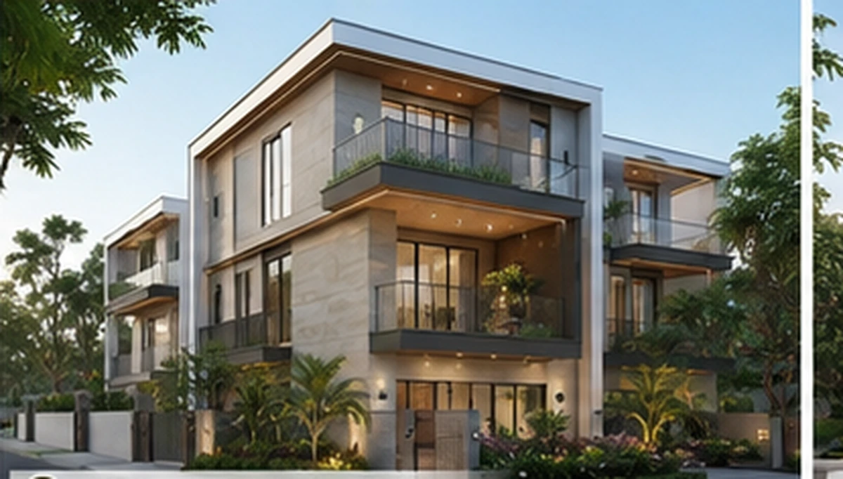 Single Villa – Corner Angle